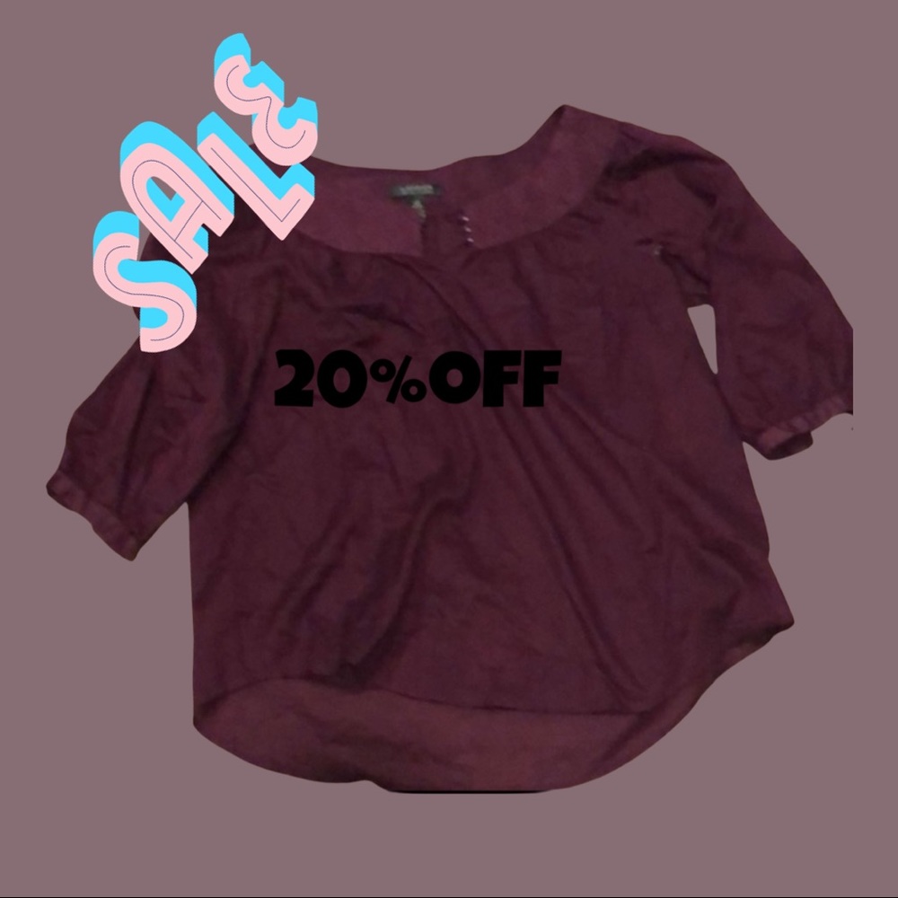- Ralph Lauren purple blouse